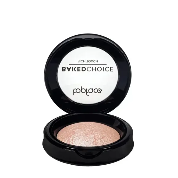Topface - Baked highlighter "Baked Choice - Rich Touch" PT702 (6 g) - Light Beige No, 101 - היילייטר אפוי צבע בז' בהיר 101
