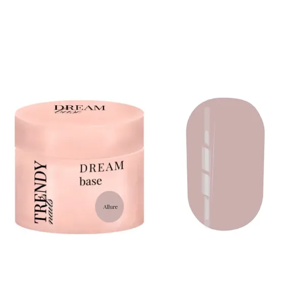TRENDY - Dream Base Allure, 30 ml, HEMA/TPO free - בייס דרים 30 מל - קסם