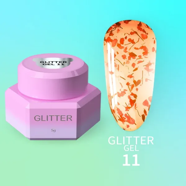 You Are Cute - Блискітки для нігтів flowers No. 11 5ml