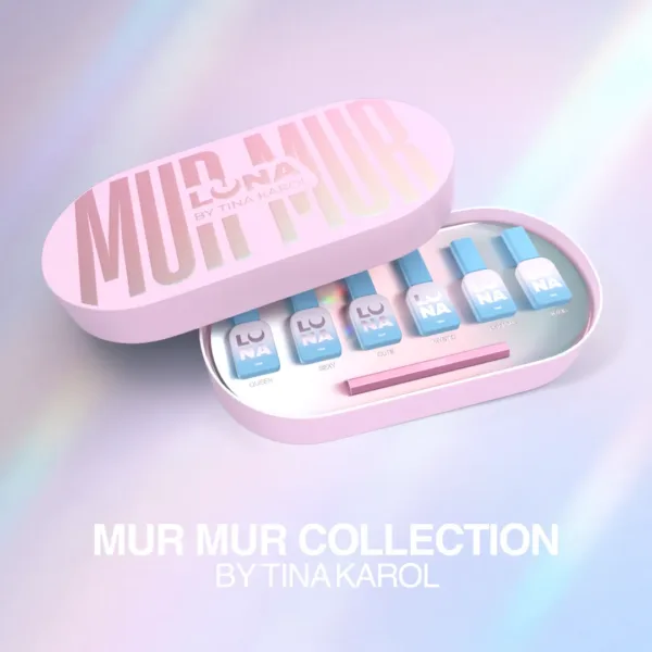 LUNA MOON - MUR MUR Collection By Tina Karol 6 PCS - קולקצייה מוגבלת עין החתול 6 יחידות MUR MUR