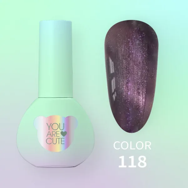 YOU ARE CUTE - Гель-лак "cat aye" 5ml Color No. 118