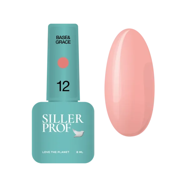 Siller - Base Grace 8 ml, No. 12, - בייס גרייס 8 מל - מס, 12