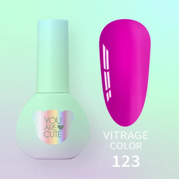 YOU ARE CUTE - Вітражний гель-лак 5ml Color No. 123