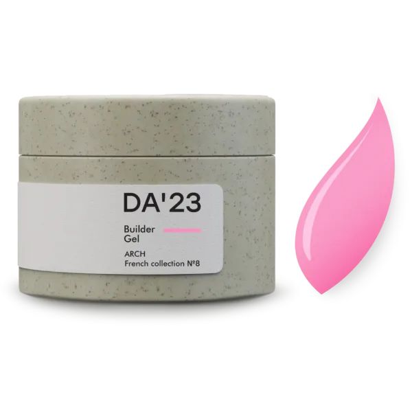 DA'23 - Builder Gel 'ARCH' French collection No. 8, 30 ml, - בילדר ג'ל חזק במיוחד 30 מל צבע פרנץ' 08