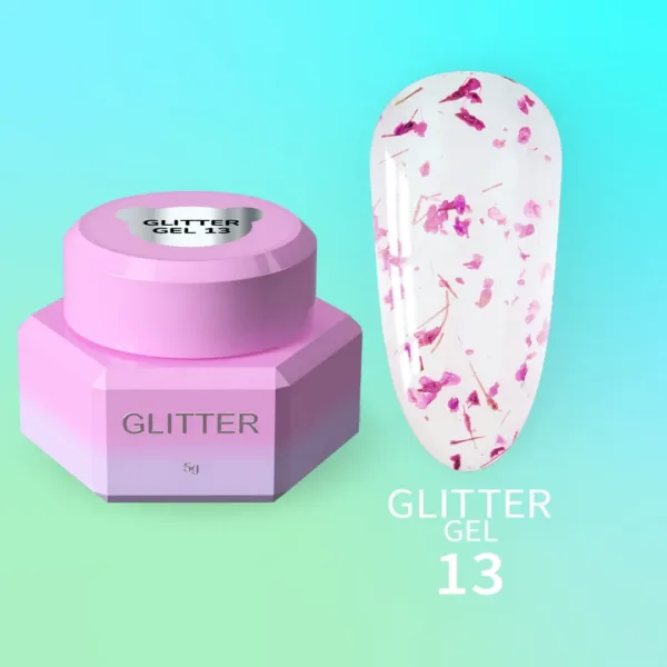 You Are Cute - Блискітки для нігтів flowers No. 13  5ml