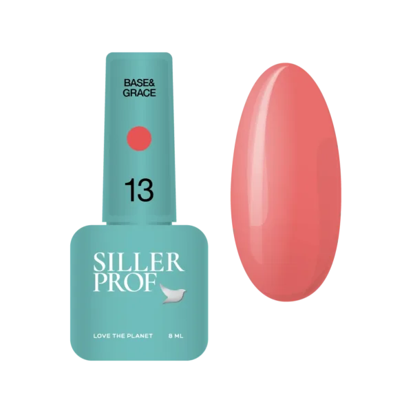 Siller - Base Grace 8 ml, No. 13, - בייס גרייס 8 מל - מס, 13
