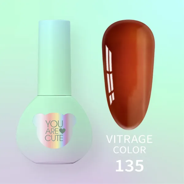 YOU ARE CUTE - Вітражний гель-лак 5ml Color No. 135