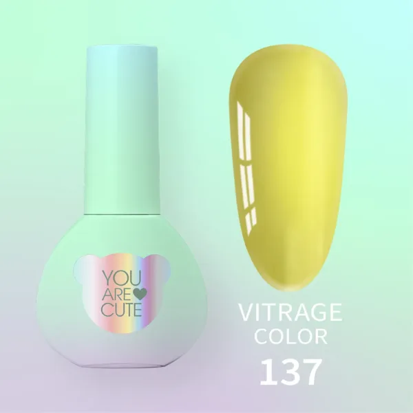 YOU ARE CUTE - Вітражний гель-лак 5ml Color No. 137