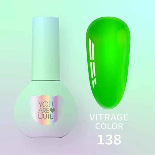 YOU ARE CUTE - Вітражний гель-лак 5ml Color No. 138