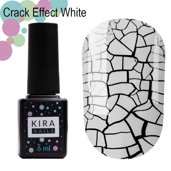 KIRA - Crack Effect White - 6 ml - אפקט קראק לבן 6 מל