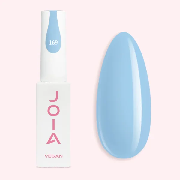 JOIA vegan - Gel nail polish 6 ml, soft blue No - לק ג'ל, מס' כחול רך - 169