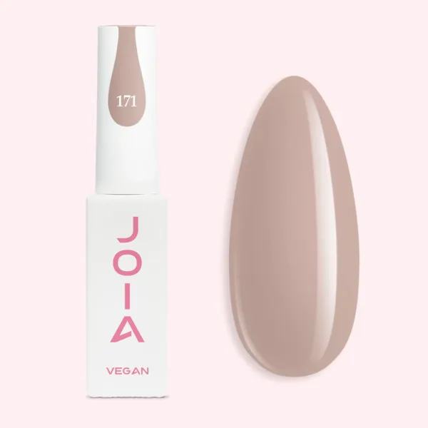 JOIA vegan - Gel nail polish 6 ml, beige-caramel No - לק ג'ל, מס' כרמל בז' - 171