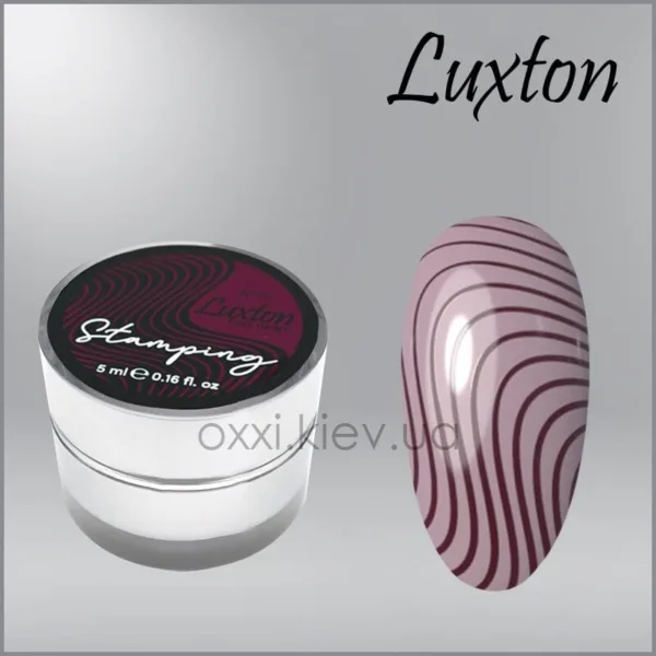 LUXTON STAMPING GEL PAINT 018 CHERRY, 5ML - ג'ל ציור וחותמות - 018 דובדבן