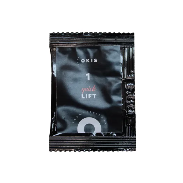 OKIS - Eyebrow and eyelash lamination product 1 Lift Quick BROW LAMI in a sachet of 3 ml - למינציה לגבות שלב 1 שקית 3 מל