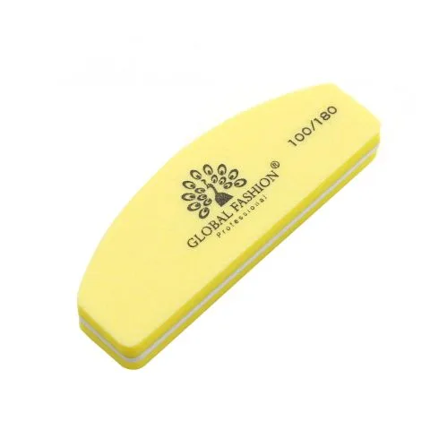 BUFF FOR POLISHING NAILS  - 100/180 - באפר גלובל