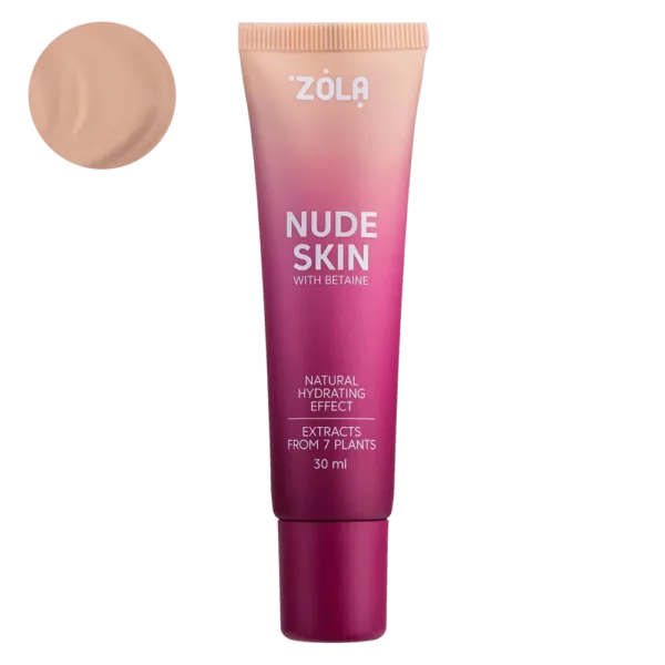 ZOLA - Tonal foundation 30ml  NUDE SKIN 02 MEDIUM - בסיס טונאלי 30 מל עור ניוד - מס, 02 מדיום