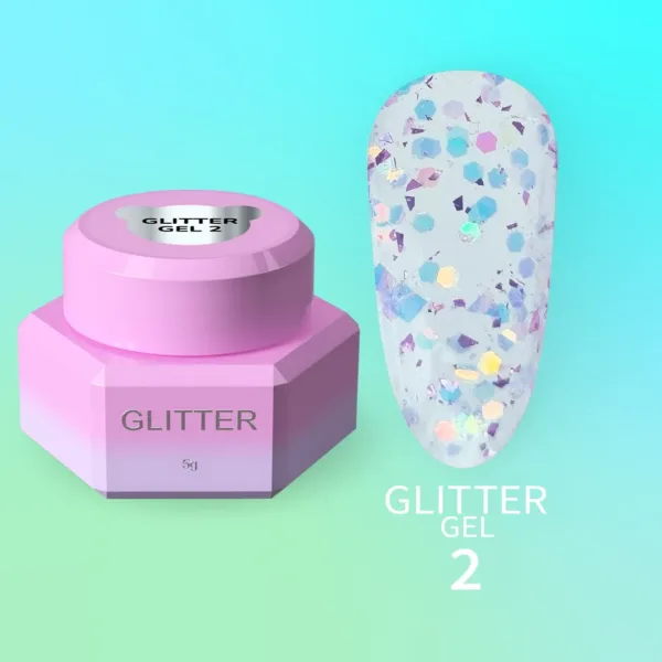 You Are Cute - Glitter Gel No. 2 Блискітки для нігтів 5ml