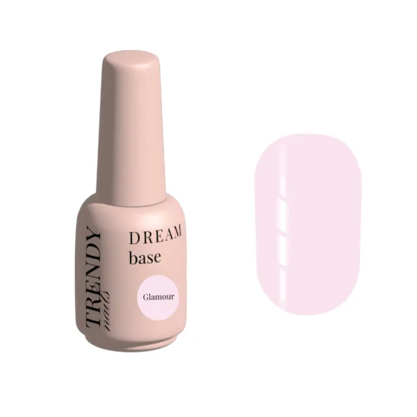 TRENDY - Dream Base Glamor, 15 ml, HEMA/TPO free - בייס דרים 15 מל - גלמור