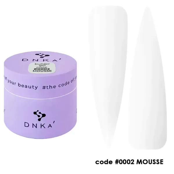 DNKa' - Builder Gel MOUSSE No, 0002, 15ml - בילדר ג'ל מוס 15 מל - מס' 0002
