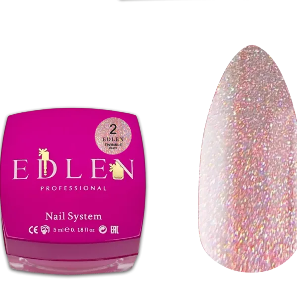 Edlen - Twinkle Paste  5 ml. No, 02 - משחת נצנצים 5 מל - מס, 02