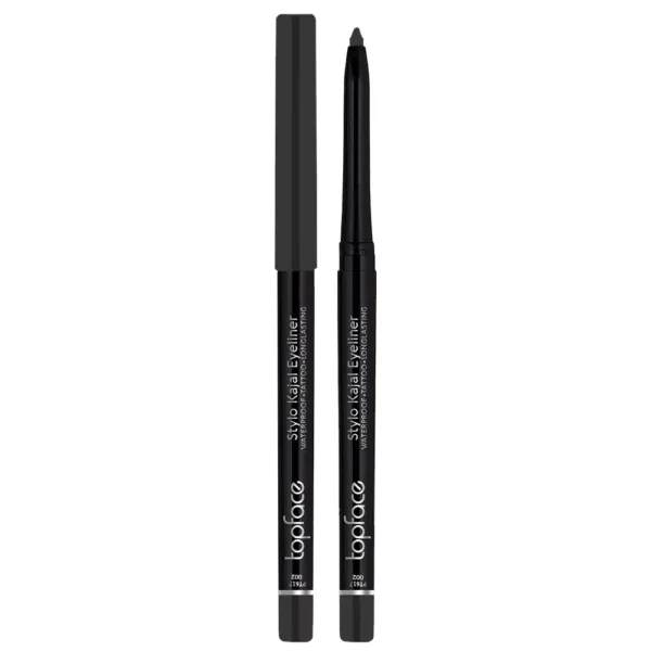 Topface - "Stylo Kajal Eyeliner" (0.32 g) No, 002 Dark Grey - אייליינר סטיילו קאג'אל צבע אפור כהה - מס, 002