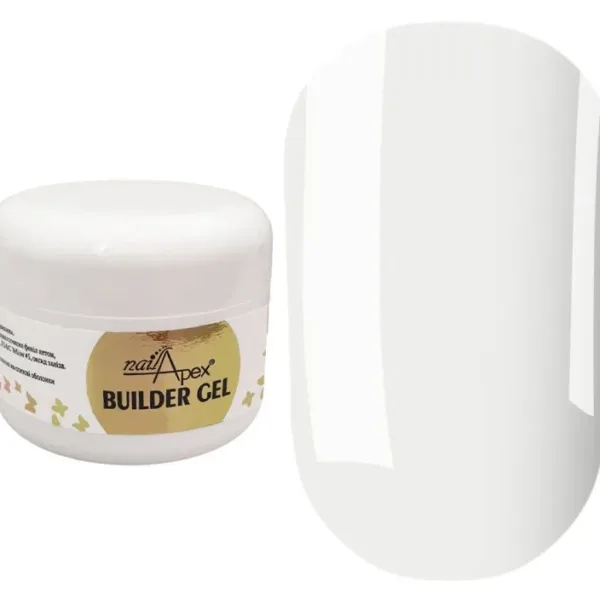 nailApex - MODELING GEL WITHOUT SAWDUST "Ice Cream", 30 G - ג'ל בנייה 30 גרם צבע - גלידה