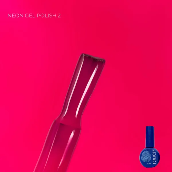 Touch - Neon No, 02, gel polish, 9 ml - לק ג'ל 9 מל ניאון - מס, 02