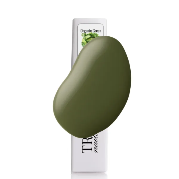 Trendy - gel polish 8ml, Harvest, Organic Green, dark olive green - לק ג'ל 8 מל קציר ירוק אורגני - צבע ירוק זית כהה