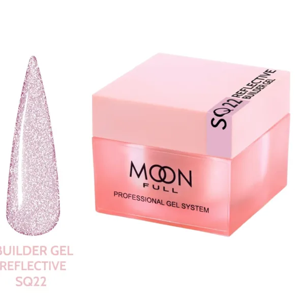 Moon Full - Reflective Builder Gel 30ml, No, SQ22 - בילדר ג'ל פלאש 30 מל - מס, SQ22