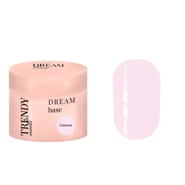 TRENDY - Dream Base Glamor, 30 ml, HEMA/TPO free - בייס דרים 30 מל - גלמור