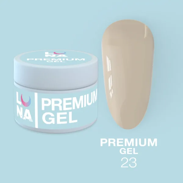LUNA MOON - Gel Premium 50 ml No. 23 - ג'ל בנייה פרימיום 50 מל מס. 23