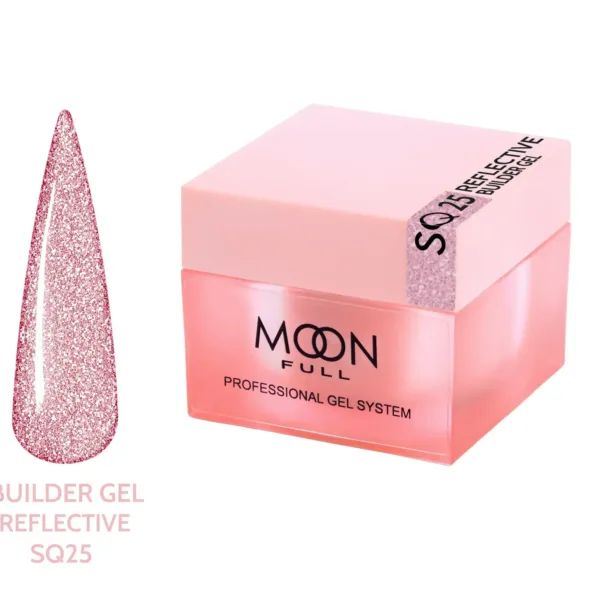 Moon Full - Reflective Builder Gel 30ml, No, SQ25 - בילדר ג'ל פלאש 30 מל - מס, SQ25