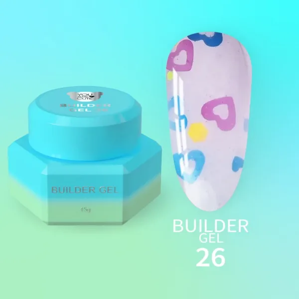 You Are Cute - Builder Gel Dream Love No. 26 Гель для нарощування 15 ml
