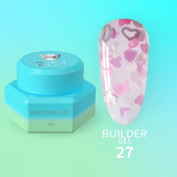 You Are Cute - Builder Gel Dream Love No. 27 Гель для нарощування 15 ml