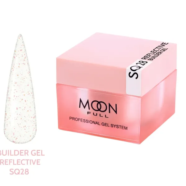 Moon Full - Reflective Builder Gel 30ml, No, SQ28 - בילדר ג'ל פלאש 30 מל - מס, SQ28