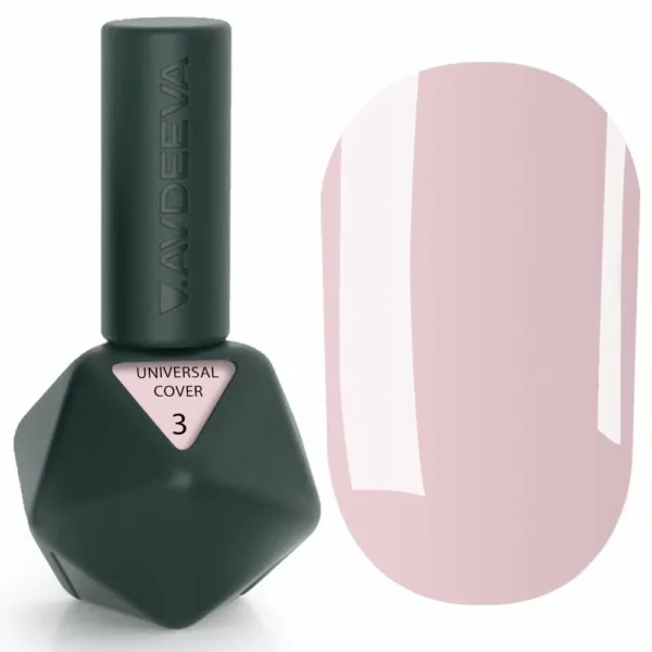 Avdeeva - UNIVERSAL COVER GEL - Pink No, 03, Liquid Acrygel Bottle 12 ml - ג'ל כאבר אוניברסלי לבנייה בבקבוק 12 מל צבע ורוד - מס, 03