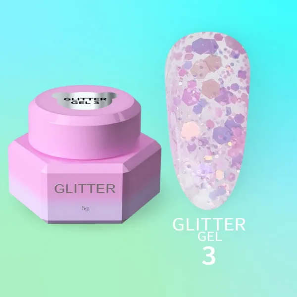 You Are Cute - Glitter Gel No. 3 Блискітки для нігтів 5ml