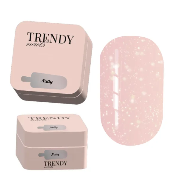 Trendy - Soufflé Gel "Nutty" HEMA/TPO free, 15 ml - ג'ל בנייה סופלה גלידה 15 מל - אגוזי