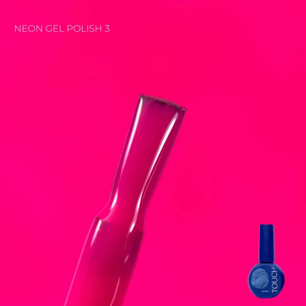 Touch - Neon No, 03, gel polish, 9 ml - לק ג'ל 9 מל ניאון - מס, 03