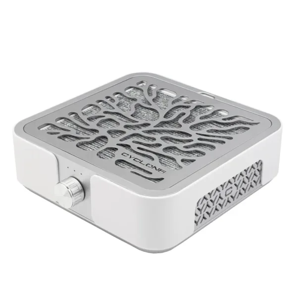 Bucos - Hood for manicure and pedicure Cyclone X3 Silver (with carbon Hepa filter) 72 W - שואב אבק למניקור - Cyclone X3 72 W כסוף