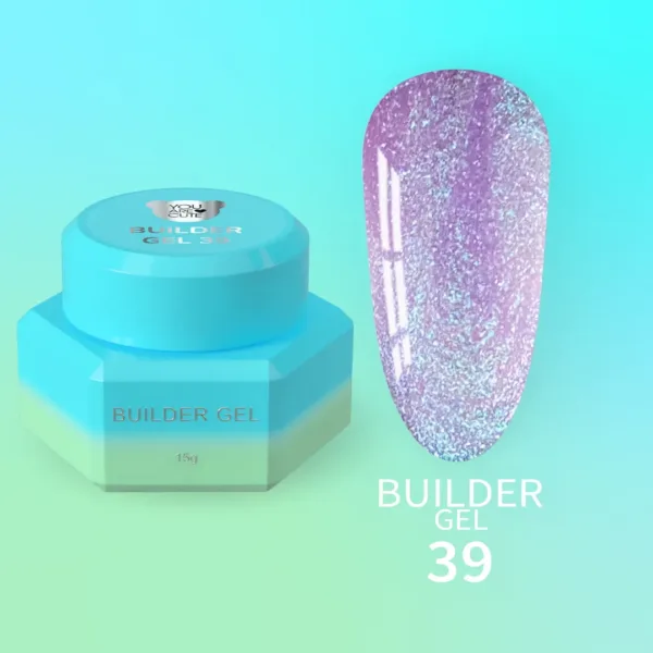YOU ARE CUTE - Гель для нарощування 15ml,  Aqua Glow, No, 39