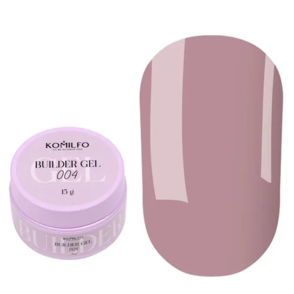 Komilfo - Builder Gel 004, 15 g - בילדר ג'ל 15 מל - מס, 004