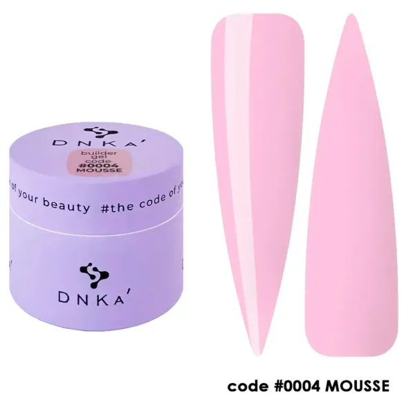 DNKa' - Builder Gel MOUSSE No, 0004, 15ml - בילדר ג'ל מוס 15 מל - מס' 0004
