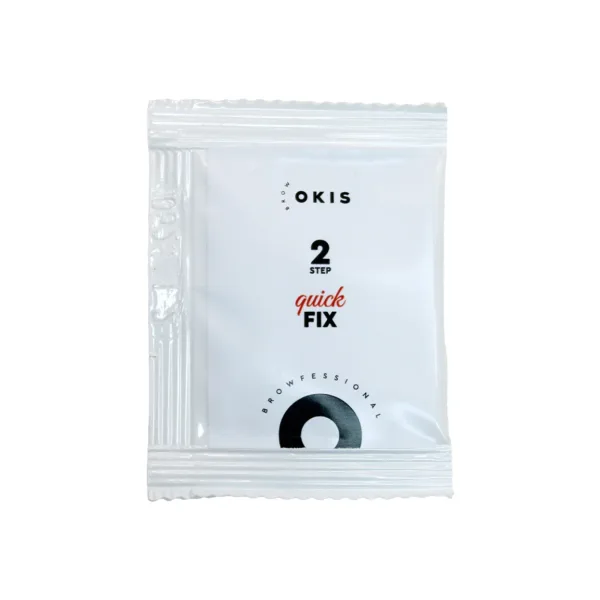 OKIS - Eyebrow and eyelash lamination product 2 Fix Quick LAMI in a sachet of 3 ml - למינציה לגבות שלב 2 שקית 3 מל