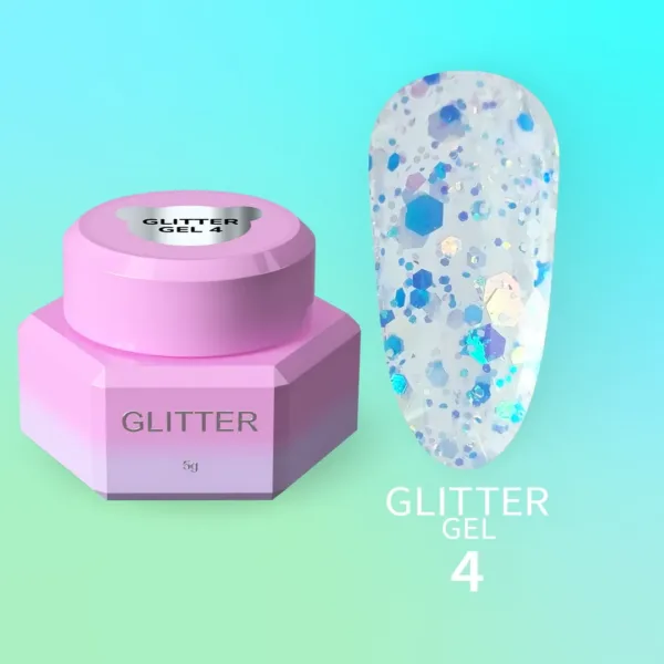 You Are Cute - Glitter Gel No. 4 Блискітки для нігтів 5ml