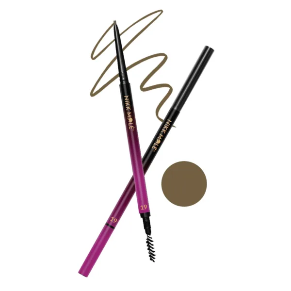 NIKK MOLE - eyebrow pencil Espresso ultra-thin mechanical (Coffee) - עיפרון גבות Espresso מכני דק במיוחד (קפה)