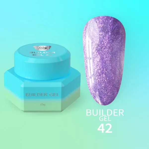 YOU ARE CUTE - Гель для нарощування 15ml,  Aqua Glow, No, 42