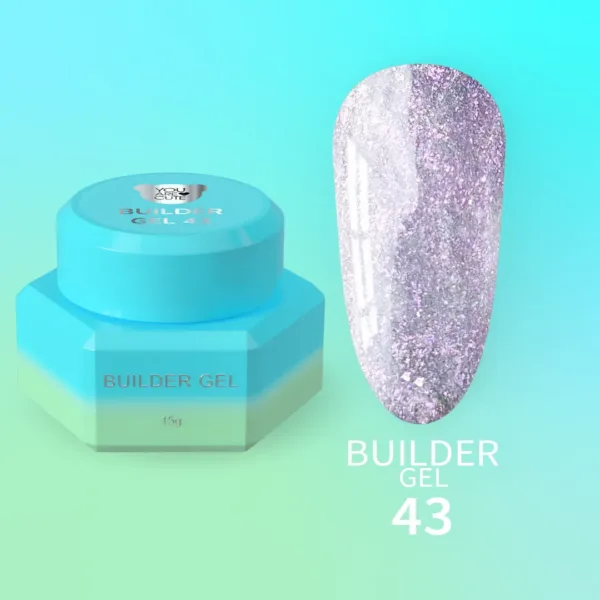 YOU ARE CUTE - Гель для нарощування 15ml,  Aqua Glow, No, 43