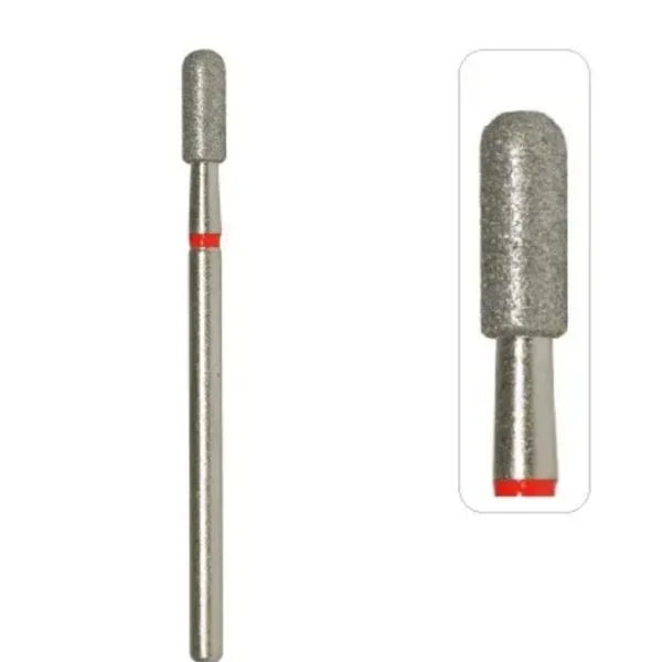 Nozzle diamond Cylinder rounded 3.1 mm red Mill 141.514.031- זרבובית יהלום צילינדר מעוגל 3.1 מ"מ אדום מיל