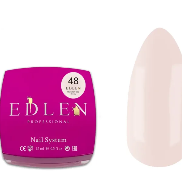 Edlen - Builder Gel Cheesy 15 ml, No. 48 - בילדר ג'ל גבינה 15 מל - מס, 48
